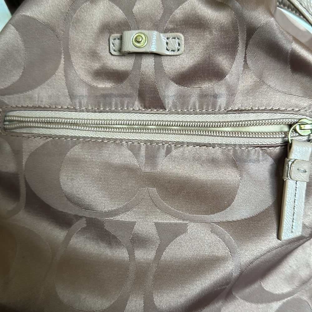 Coach Satin Signature Backpack - Picture 6 of 9